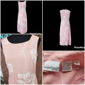 Newport News Pink Floral Sundress, Women's size 6